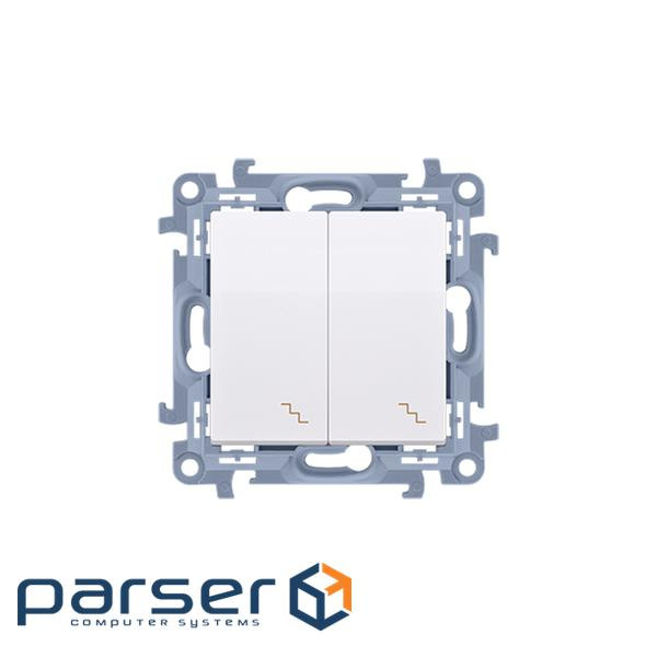 Switch Simon 2x, white (CW6/2.01/11)