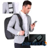 Рюкзак для ноутбука Tavialo 15.6" Smart TB20-1 black, 20л, 46х31х19см (TB20-124BL)