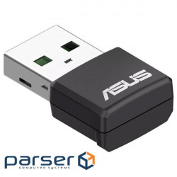 WiFi-адаптер ASUS USB-AX55 nano AX1800 USB 3.0 WPA3 MU-MIMO OFDMA (90IG06X0-MO0B00)
