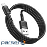 Дата кабель USB 2.0 AM to Micro 5P 1.0m 2.4A PVC X83 black HOCO (6931474770882)