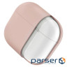 Чохол для навушників Uniq Lino AirPods 4 Silicone Pink Blush (8886463691380)