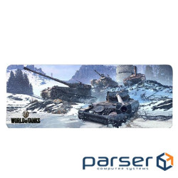 Коврик 300*700 тканинний World of Tanks-16, товщина 2 мм , OEM (WTPCT16)