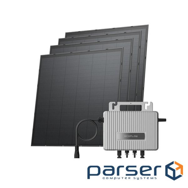 Комплект EcoFlow STREAM Microinverter + 4 x 250W Rigid Solar Panel Combo Bundle