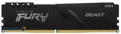 Computer memory module DDR4 8GB 3200 MHz Fury Beast Black HyperX (KF432C16BB/8)