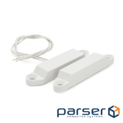 Магнітоконтактний Датчик накладний ЕСМК-4 пластик, 58х12x11мм білий ціна за 1шт (YT21328) (YT21328)