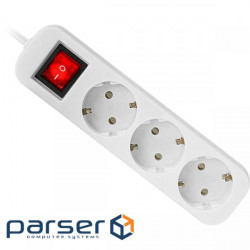 Extension cord DEFENDER S350 White, 3 sockets, 5m (992350)