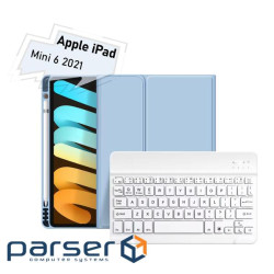 Чохол до планшета BeCover with keyboard Apple iPad Mini 6 2021 Light Blue (712989)