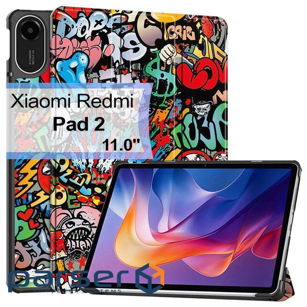 Чохол до планшета BeCover Smart Xiaomi Redmi Pad 2 11.0" Graffiti (713648)