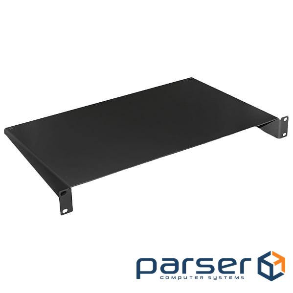 Полиця консольна чорна Hypernet 1U 19 250 мм 9005
