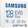 Карта пам'яті SAMSUNG microSDXC EVO Plus 128GB UHS-I U3 V30 A2 Class 10 + SD-adapter (MB-MC128SA/EU)