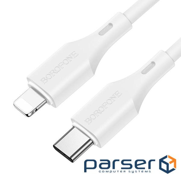 Кабель BOROFONE BX42 Encore Lightning 1m 3A White (BX42LW)