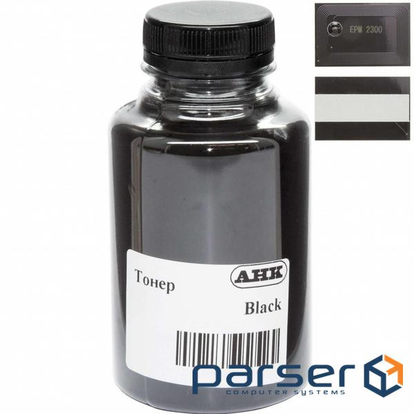 Тонер Epson M2300/M2400/MX20, 90г Black +chip AHK (3203009)
