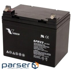 Акумуляторна батарея  Vision 12V 33Ah (6FM33E-X)