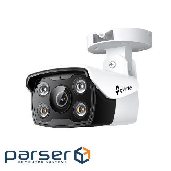 IP-Камера TP-LINK VIGI C340-2,8, PoE, 4Мп, 2,8 мм, H265+, IP66, Bullet, кольорове ні (VIGI-C340-2.8)