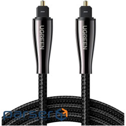 Кабель мультимедійний Optical Toslink 3.0m AV108 black Ugreen (10541)
