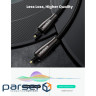 Кабель мультимедійний Optical Toslink 3.0m AV108 black Ugreen (10541)