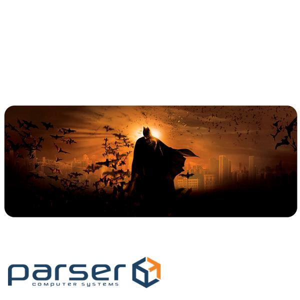 Коврик 300*800 тканинний Batman sunrise з боковою прошивкою, товщина 2 мм, Black, Пакет (BM41)