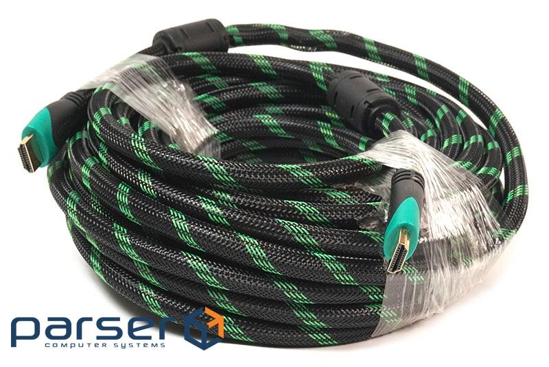 Кабель мультимедійний HDMI to HDMI 15.0m PowerPlant (KD00AS1294)