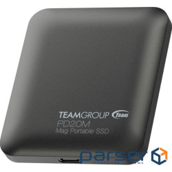 Портативний диск SSD TEAM PD20M Mag 2TB USB3.2 Gen2x2 Titanium Gray (TPSEG2002T0C108)