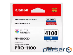 Картридж Canon PFI-4100 imagePROGRAF PRO-1100 Blue (6786C001)