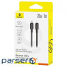 Кабель Baseus Silky Series Fast Charging Type-C to Lightning 20W (1m) white (P10377700213-00)