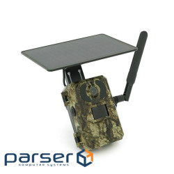 4G Фотопастка F-802 2MP-фото / 2МР-відео 120 кут .слот під SD карту. Батарея 7800мА сонячна (21316) (21316)