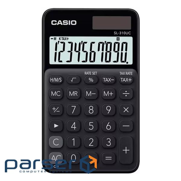 Калькулятор Casio SL-310UC-BK-W-EC, чорний (CALC-CAS-SL-310UC-BK)