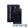 Шафа настінна GEAR 15U 19" 600x600x750 мм, + полка 19", black (GWMSN-15U-600-600)