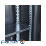 Шафа настінна GEAR 15U 19" 600x600x750 мм, + полка 19", black (GWMSN-15U-600-600)
