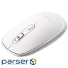 Мишка XTRIKE ME GW-119, бездротова Bluetooth+2.4G, 1600dpi., 4кн., Silent, біла (GW-119WH)