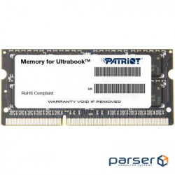 RAM Patriot SO-DIMM DDR3-1600 8GB (PSD38G1600L2S)