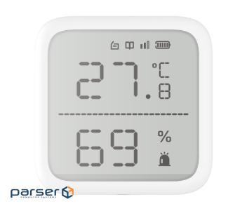 Бездротовий датчик температури та вологості Hikvision DS-PDTPH-E-WE
