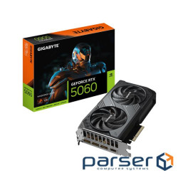 Відеокарта GIGABYTE GeForce RTX 5060 WindForce OC 8G (GV-N5060WF2OC-8GD)