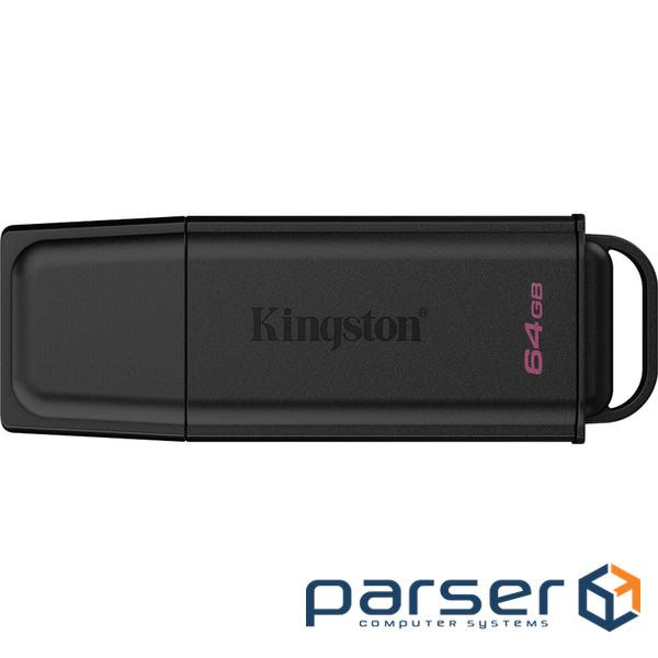 64GB Portable USB 3.2 Gen 1 DataTraveler Exodia Black (DTXG2/64GB)