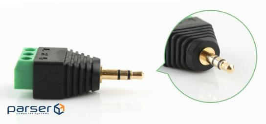 Роз'єм VOLTRONIC для підключення живлення miniJack 3.5'' Stereo (3 контакти ) (YT-MJ3.5 Q100)