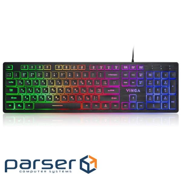 Клавіатура Vinga KB410 black