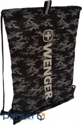 Рюкзак Wenger, FlowUp, легкий, шнуркові мотузки, (чорний камуфляж) (610192)