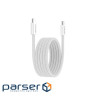 CANYON cable OnWire 60MG C-C 60W Magnet Braided 1m White (CND-CCMG60AB15W)