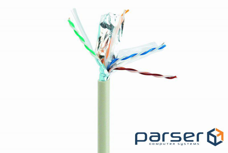 Вита пара Cablexpert FPC-6004-SO, CAT6 (CCA з AWG24), екранована фольгою, 305 м 