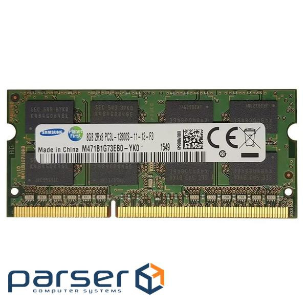 Оперативна пам'ять Samsung DDR-3 SO-DIMM 8GB (M471B1G73EB0-YK0)