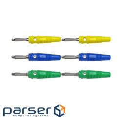 Накінечник кабельний, гвинтова фіксація, ізолятор: ПВХ, діаметр 4мм, 600V / 20A, зелений, 10 (03114) , 10 (03114)