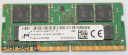 Memory module MICRON SO-DIMM DDR4 2133MHz 8GB (MTA16ATF1G64HZ-2G1B1)