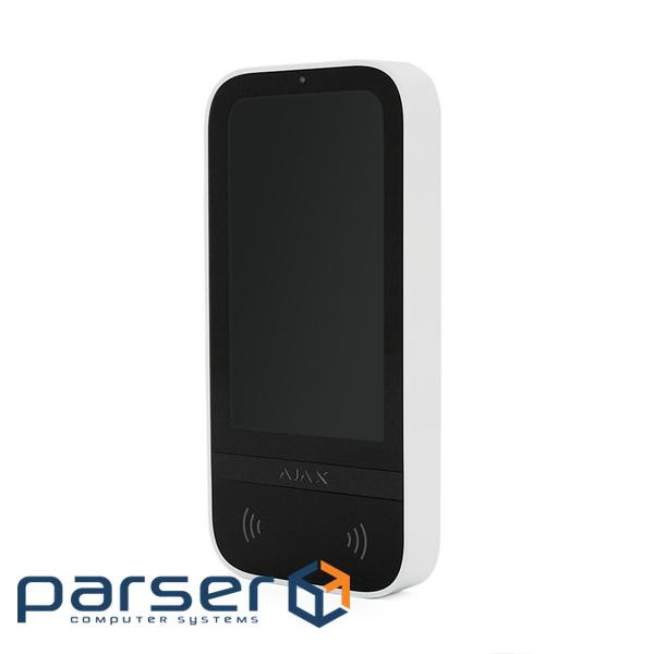 Клавиатура к охранной системе Ajax KeyPad TouchScreen біла (Ajax KeyPad TouchScreen (8EU) white) (Ajax KeyPad TouchScreen (8EU) white)