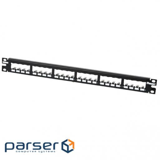 Frame for typesetting 19 "patch panel, 24 ports Mini-Com, Panduit (CP24BLY)