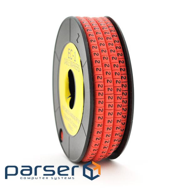 Маркер кабельний "6", 2,5мм&sup2, (1000 (21556(1000 шт в упаковці)) ))