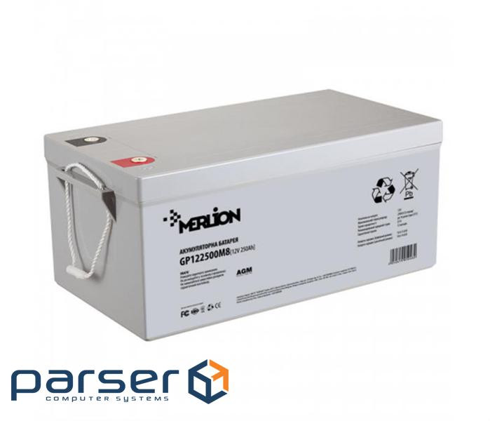 Accumulator battery MERLION AGM GP122500M8 12 V 250 Ah