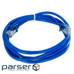 Патч-корд 1.6 м, UTP, Blue, Extradigital, литий, RJ45, кат.5е (KBP1767)