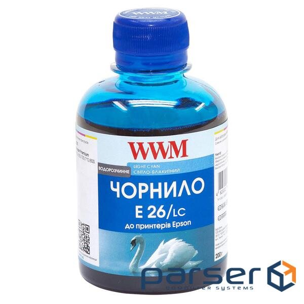 Чорнило WWM EPSON XP-600/XP-605/XP-7005 Light Cyan (E26/LC)