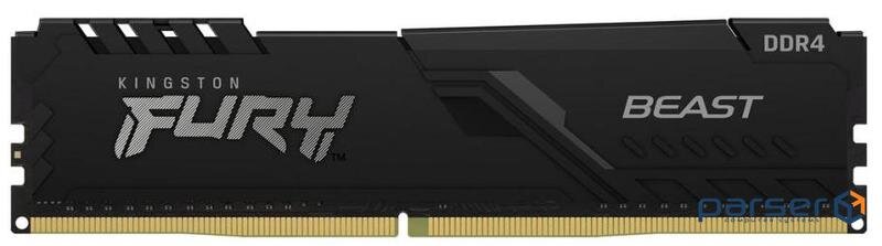 Computer memory module DDR4 16GB 3200 MHz Fury Beast Black HyperX (KF432C16BB1/16)