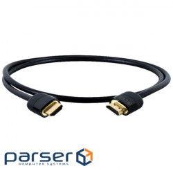 Кабель HDMI, Cypress CBL-H300-050, Premium 4K, 5.0M, 28AWG Чорний 